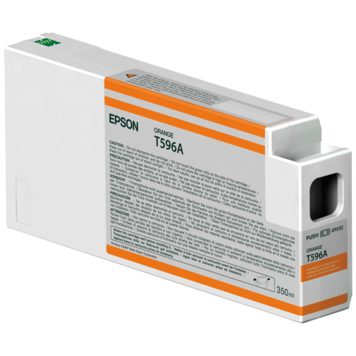EPSON T596A TANICA ARANCIONE 350ML PER STYLUS PRO 7900-7900 SPECTRO- 7900 SPECTROPROOFER- 7900 STD-9900-9900 SPECTRO- 9900 SPECTROPROOFER-9900 STD GARANZIA ITALIA (C13T596A00)